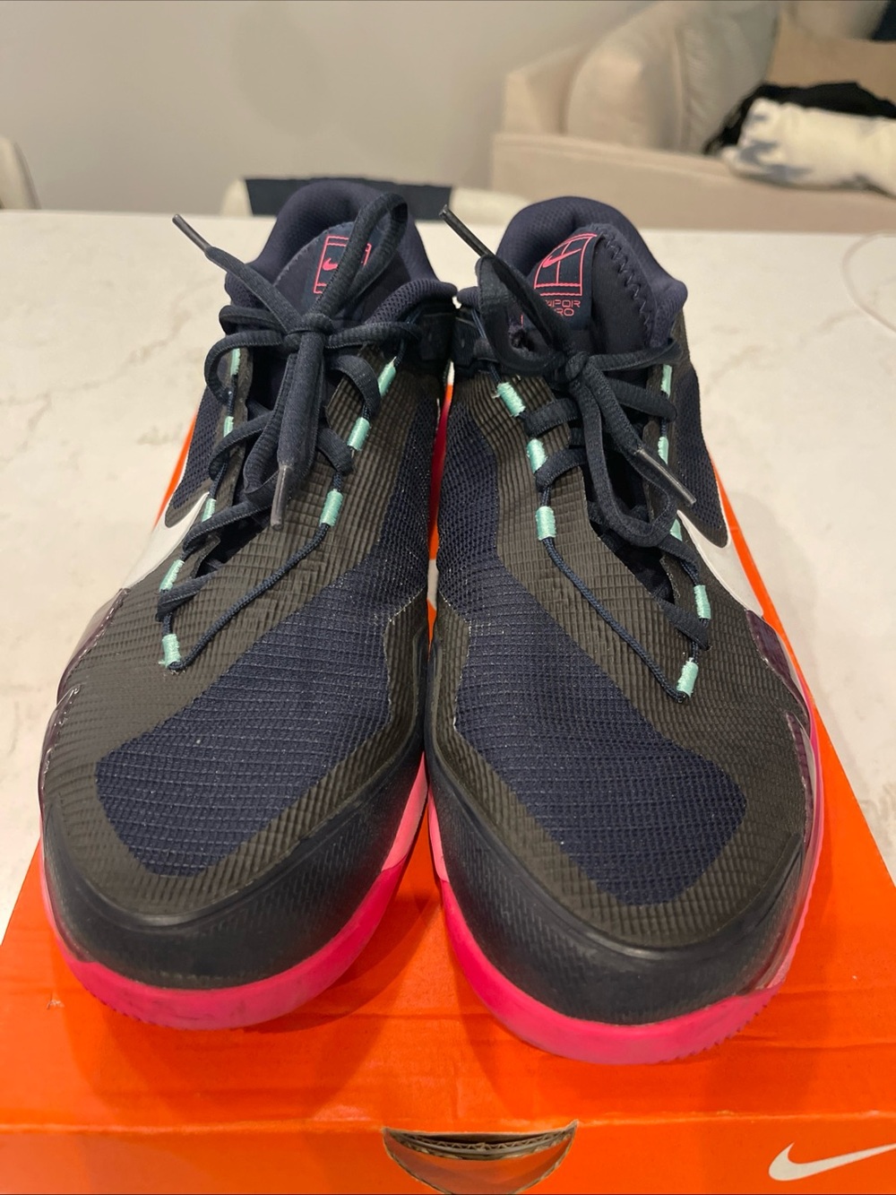 Nike Air Zoom Vapor Pro Obsidian Hyper Pink - CZ0220-402 Men's Shoes Size 10.5